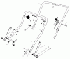 Toro 20563 - Lawnmower, 1990 (0000001-0999999) Spareparts HANDLE ASSEMBLY