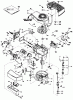 Toro 20570 - Lawnmower, 1985 (5000001-5999999) Spareparts ENGINE TECUMSEH MODEL TNT100-10085E