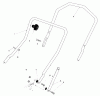 Toro 20570 - Lawnmower, 1985 (5000001-5999999) Spareparts HANDLE ASSEMBLY