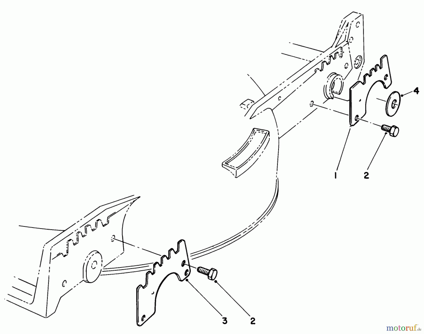  Toro Neu Mowers, Walk-Behind Seite 1 20570 - Toro Lawnmower, 1984 (4000001-4999999) WEAR PLATE KIT NO. 49-4080 (OPTIONAL)