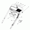 Toro 20574 - Lawnmower, 1983 (3000001-3999999) Spareparts CONTROL PANEL ASSEMBLY