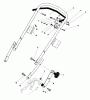 Toro 20574 - Lawnmower, 1983 (3000001-3999999) Spareparts HANDLE ASSEMBLY