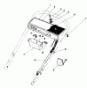 Toro 20574 - Lawnmower, 1984 (4000001-4999999) Spareparts CONTROL PANEL ASSEMBLY