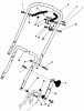 Toro 20574 - Lawnmower, 1989 (9000001-9999999) Spareparts HANDLE ASSEMBLY
