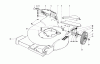 Toro 20575 - Lawnmower, 1978 (8007501-8999999) Spareparts HOUSING ASSEMBLY