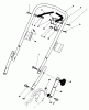 Toro 20577 - Lawnmower, 1985 (5000001-5999999) Spareparts HANDLE ASSEMBLY