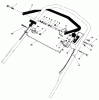 Toro 20581 - Lawnmower, 1983 (3000001-3999999) Spareparts TRACTION CONTROL ASSEMBLY
