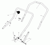Toro 20581 - Lawnmower, 1984 (4000001-4999999) Spareparts HANDLE ASSEMBLY
