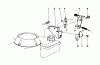 Toro 20581 - Lawnmower, 1988 (8000001-8999999) Spareparts BRAKE ASSEMBLY