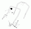 Toro 20581 - Lawnmower, 1988 (8000001-8999999) Spareparts HANDLE ASSEMBLY