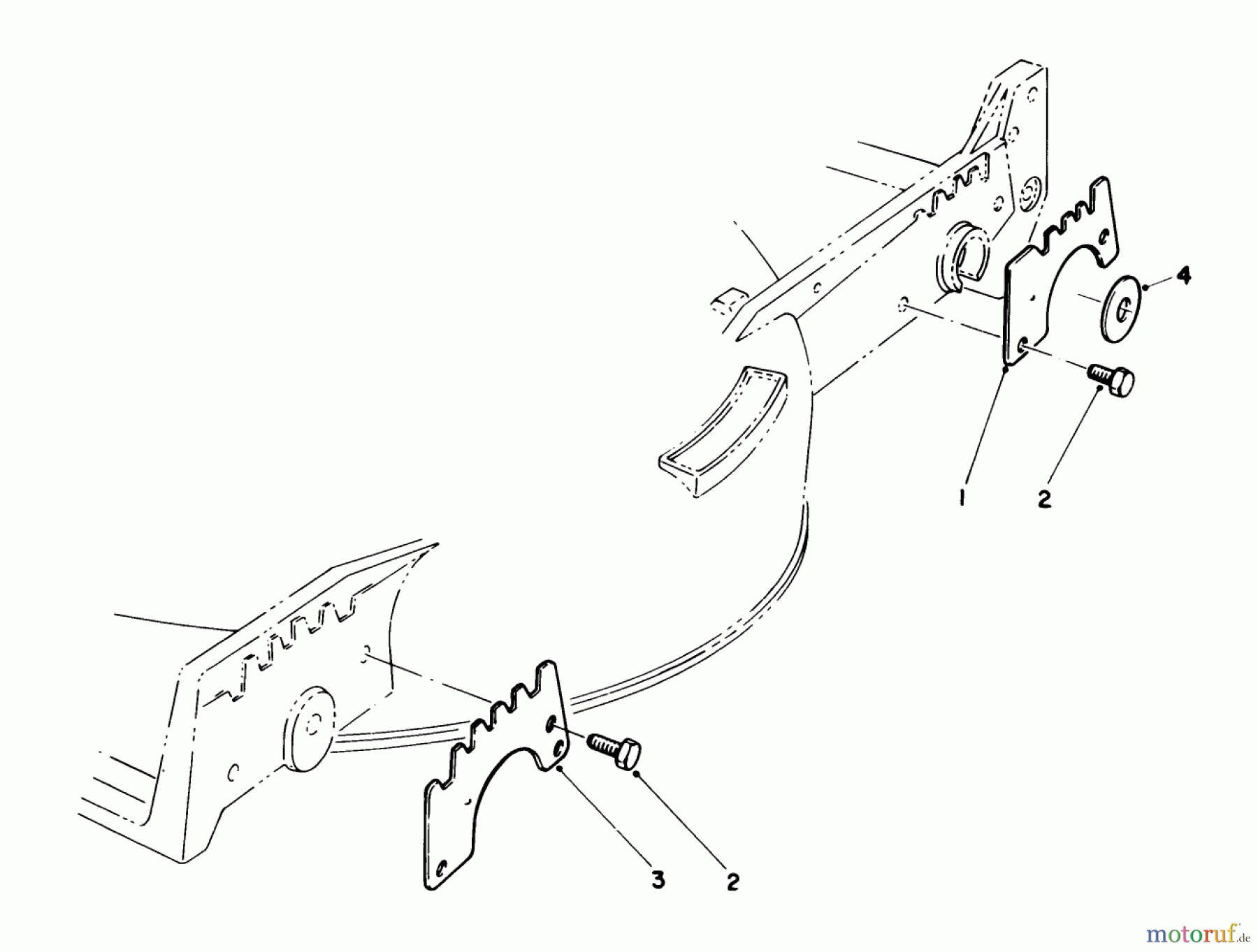  Toro Neu Mowers, Walk-Behind Seite 1 20581 - Toro Lawnmower, 1988 (8000001-8999999) WEAR PLATE KIT NO. 49-4080 (OPTIONAL)