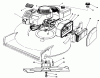 Toro 20582C - Lawnmower, 1986 (6000001-6999999) Spareparts ENGINE ASSEMBLY