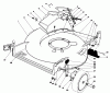 Toro 20582C - Lawnmower, 1986 (6000001-6999999) Spareparts HOUSING ASSEMBLY