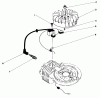 Toro 20584 - Lawnmower, 1985 (5000001-4999999) Spareparts FLYWHEEL & MAGNETO ASSEMBLY