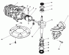 Toro 20584 - Lawnmower, 1986 (6000001-6999999) Spareparts CRANKSHAFT ASSEMBLY