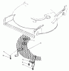 Toro 20584 - Lawnmower, 1986 (6000001-6999999) Spareparts LEAF SHREDDER KIT MODEL NO. 59157 (OPTIONAL)