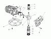 Toro 20584 - Lawnmower, 1987 (7000001-7999999) Spareparts CRANKSHAFT ASSEMBLY (ENGINE MODEL NO. 47PF5 & 47PG6)