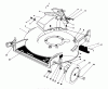 Toro 20584 - Lawnmower, 1988 (8000001-8999999) Spareparts HOUSING ASSEMBLY
