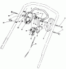 Toro 20584C - Lawnmower, 1989 (9000001-9999999) Spareparts CONTROL ASSEMBLY