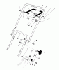 Toro 20586 - Lawnmower, 1990 (0000001-0999999) Spareparts HANDLE ASSEMBLY