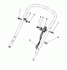 Toro 20586 - Lawnmower, 1990 (0000001-0999999) Spareparts THROTTLE CONTROL ASSEMBLY