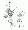Toro 20586C - Lawnmower, 1988 (8000001-8999999) Spareparts CARBURETOR NO. 632098