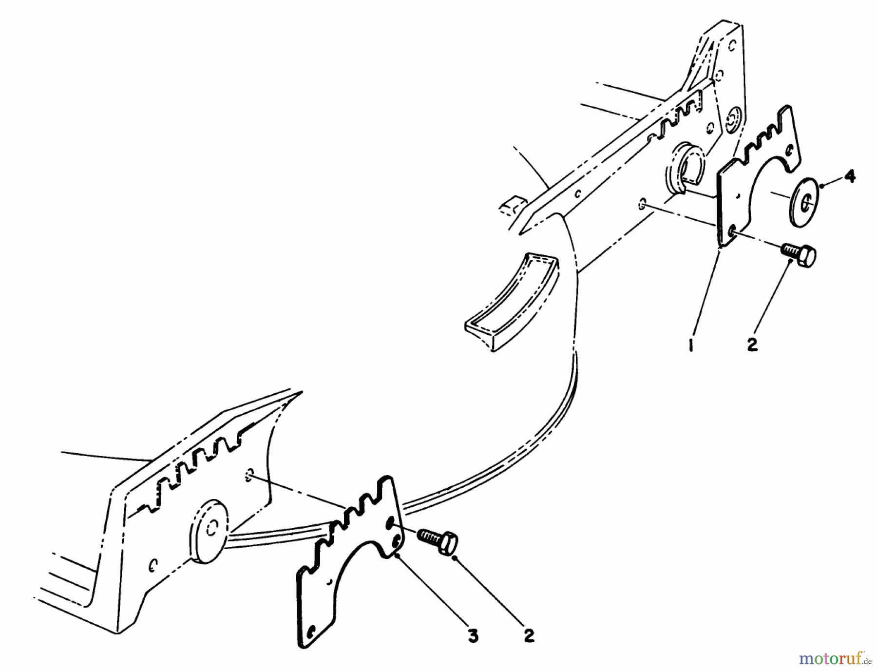  Toro Neu Mowers, Walk-Behind Seite 1 20588 - Toro Lawnmower, 1986 (6000001-6999999) WEAR PLATE KIT NO. 49-4080 (OPTIONAL)