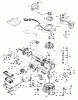 Toro 20588 - Lawnmower, 1987 (7000001-7999999) Spareparts ENGINE TECUMSEH MODEL NO. TVS100-44001 (USED ON UNITS WITH SERIAL NO. 7000001-7004102)