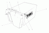 Toro 20588 - Lawnmower, 1987 (7000001-7999999) Spareparts GRASS BAG ASSEMBLY NO. 11-0159