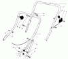 Toro 20588 - Lawnmower, 1987 (7000001-7999999) Spareparts HANDLE ASSEMBLY