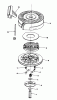Toro 20588 - Lawnmower, 1987 (7000001-7999999) Spareparts REWIND STARTER NO. 590621 (USED ON UNITS WITH SERIAL NO. 7004103 & UP)