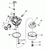 Toro 20588C - Lawnmower, 1988 (8000001-8999999) Spareparts CARBURETOR NO. 632098