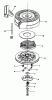 Toro 20588C - Lawnmower, 1988 (8000001-8999999) Spareparts REWIND STARTER NO. 590621
