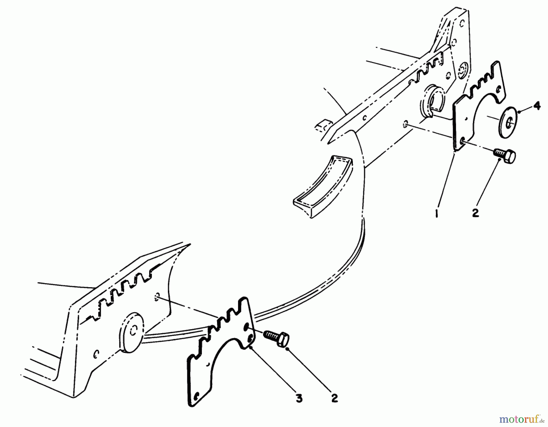  Toro Neu Mowers, Walk-Behind Seite 1 20588C - Toro Lawnmower, 1988 (8000001-8999999) WEAR PLATE KIT MODEL NO. 49-4080 (OPTIONAL)