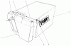 Toro 20588C - Lawnmower, 1989 (9000001-9999999) Spareparts GRASS BAG ASSEMBLY NO. 11-0159