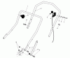 Toro 20610 - Lawnmower, 1983 (3000001-3999999) Spareparts HANDLE ASSEMBLY