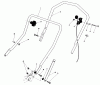 Toro 20610 - Lawnmower, 1984 (4000001-4999999) Spareparts HANDLE ASSEMBLY