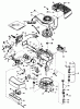 Toro 20610C - Lawnmower, 1985 (5000001-5999999) Spareparts ENGINE TECUMSEH MODEL NO. TNT 100-10077E
