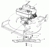 Toro 20611 - Lawnmower, 1989 (9000001-9999999) Spareparts ENGINE ASSEMBLY