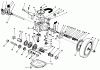 Toro 20611 - Lawnmower, 1989 (9000001-9999999) Spareparts GEAR CASE ASSEMBLY