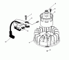 Toro 20620 - Lawnmower, 1988 (8000001-8999999) Spareparts MAGNETO & FLYWHEEL ASSEMBLY (MODEL NO. VMH7)