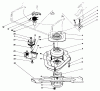 Toro 20622 - Lawnmower, 1986 (6000001-6999999) Spareparts BLADE BRAKE CLUTCH ASSEMBLY