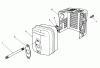 Toro 20622 - Lawnmower, 1987 (7000001-7999999) Spareparts MUFFLER ASSEMBLY (MODEL NO. VMF5 & VMG6)