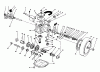 Toro 20622 - Lawnmower, 1990 (0000001-0003101) Spareparts GEAR CASE ASSEMBLY