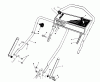 Toro 20622 - Lawnmower, 1990 (0000001-0003101) Spareparts HANDLE ASSEMBLY