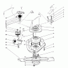 Toro 20622 - Lawnmower, 1990 (0003102-0999999) Spareparts BLADE BRAKE CLUTCH ASSEMBLY