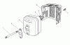 Toro 20622 - Lawnmower, 1990 (0003102-0999999) Spareparts MUFFLER ASSEMBLY (MODEL NO. VMK9-2)