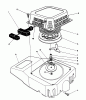 Toro 20622 - Lawnmower, 1990 (0003102-0999999) Spareparts RECOIL ASSEMBLY (MODEL NO. VMK9-2)