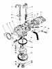 Toro 20622C - Lawnmower, 1988 (8000001-8999999) Spareparts CARBURETOR ASSEMBLY (MODEL NO. VMH7)