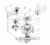 Toro 20622C - Lawnmower, 1989 (9000001-9999999) Spareparts BLADE BRAKE CLUTCH ASSEMBLY